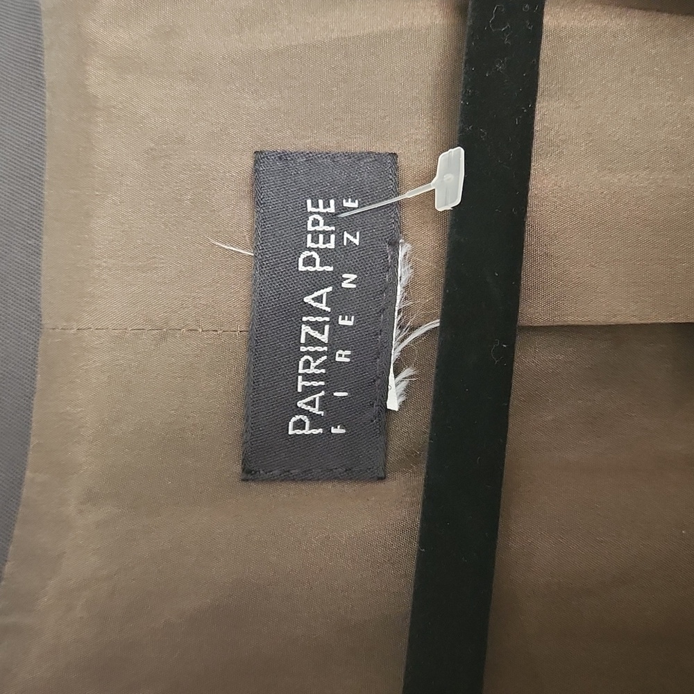Patrizia Pepe Firenze Olive Green One Buttom Blazer Jacket - Picture 9 of 13